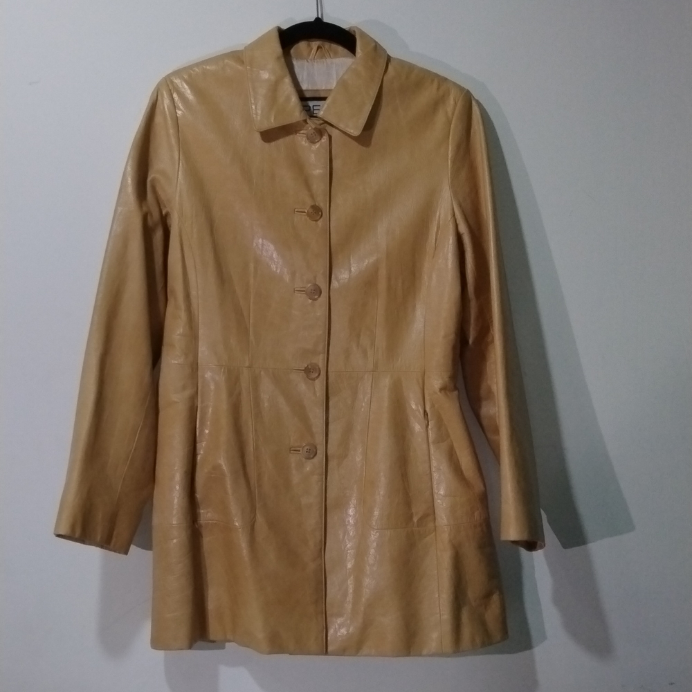 PELLE STUDIO long leather coat
